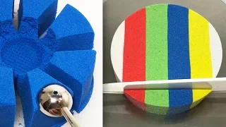 Very Satisfying Video Compilation 62 Kinetic Sand Cutting ASMR