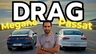 Passat vs. Megane Drag Yarışı | 1.5 TSI ile 1.3 TCE Yarışıyor | 2024'ün İlk Drag Yarışı!