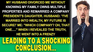 My Husband divorced me, unaware that my family owns many estates remarried a president's daughter.