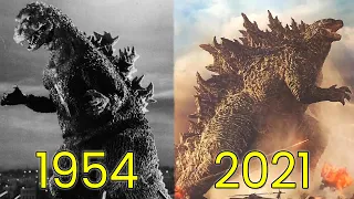 Evolution of Godzilla in Movies (1954-2021) Godzilla vs Kong