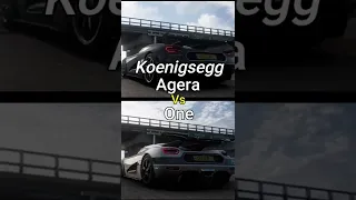 Koenigsegg Agera vs One| Forza Horizon 5