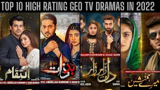 Top 10 High Rated Pakistani Dramas 2022 | Top 10 Record Breaking Pakistani Dramas By Har Pal Geo