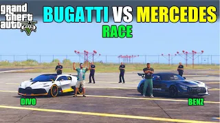 BUGATTI DIVO VS MERCEDES BENZ GT RACE | GTA V GAMEPLAY #116