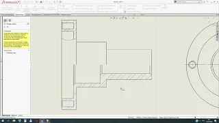 Solidworks. Чертеж. Вырыв детали (местный разрез)