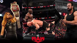 WWE Monday Night Raw 26 July 2021 Highlights, Cena POKE Roman, Goldberg Spear Bobby, Drew Brawl