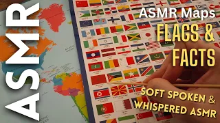 Flags & Facts to help you sleep 💤 [ASMR Maps]