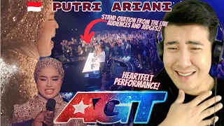 [REACTION] 🇮🇩 Putri Ariani  "I Still Haven't Found What I'm Looking For"  | Qualifiers | AGT 2023