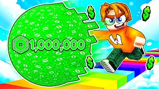 ¡GANÉ $1,000,000,000 en ROBLOX! 🤑😎 (MONEY RACE)