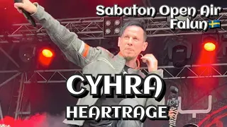 Cyhra - Heartrage @Sabaton Open Air, Falun🇸🇪 August 4, 2022 LIVE HDR 4K