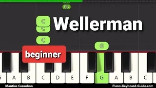 Wellerman - Slow Easy Piano Tutorial - Right Hand (Sea Shanty)