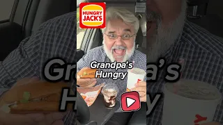 Grandpa’s hungry for hungry Jack’s fried chicken bundle. #Foodie  #fastfood #hungryjacks #burgerking