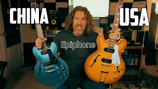 Epiphone USA Casino vs Made in China Epiphone