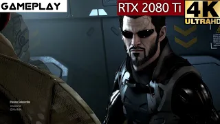 Deus Ex: Mankind Divided Gameplay PC 4K [INA/EN] RTX 2080 Ti - i7 4790K Test