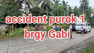 accident purok 1 barangay Gabi Compostela Davao de Oro