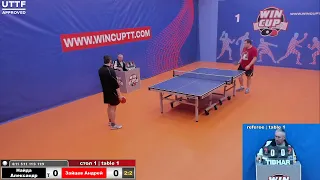 Найда Александр 3-2  Зайцев Андрей Турнир  Восток 4  WINCUP 10.05.21 Прямая трансляция Зал1