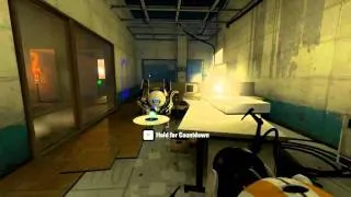 Portal 2 Co-Op Walkthrough - [ Course 1 - Level 6 ]