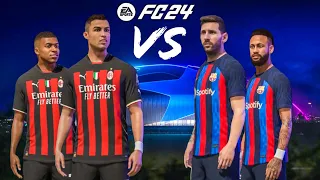 FIFA 24😍| Ronaldo & Mbappe 🆚 Messi & Neymar - Who Would Win - UCL FINAL