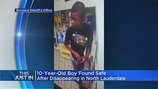 10-Year-Old Boy Found Safe After Disappearing In North Lauderdale