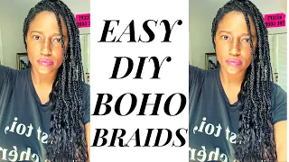 DIY BOHEMIAN BRAIDS SIMPLE, EASY, FOR BEGINNERS