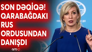 SON DƏQİQƏ! Zaxarovanın müəmmalı Qarabağ ifadəsi: Rus ordusunun xidməti formatı dəyişəcək? - CANLI