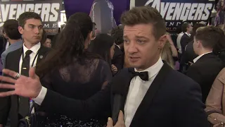 Avengers Endgame Red Carpet Premiere with Jeremy Renner