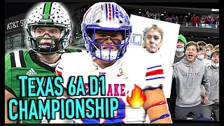 Texas 6A D1 Championship Game 🔥 🔥  #3 In the Nation Westlake vs South Carroll  | It Was a MOVIE !!