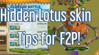 Tips and strategies for getting the Hidden Lotus 1.5m reward when free to play