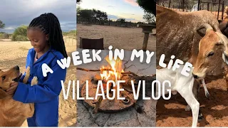 A WEEK IN MY LIFE|Village vlog| Namibian YouTuber 🇳🇦