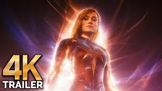 THE MARVELS "Evolution Of Captain Marvel" Trailer (4K ULTRA HD) 2023