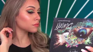 Klara Cosmetics Bondi 24 Eyeshadow Palette Shimmer Green Eyeshadow Tutorial Teaser