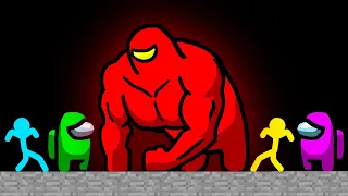 Stickman VS Among Us: Super Impostor - AVM Shorts Animation