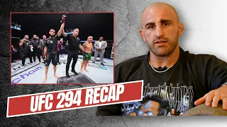 Alexander Volkanovski's Recap of UFC 294 Loss to Islam Makhachev