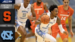Syracuse vs. North Carolina Condensed Game | 2020-21 ACC Men's Basketball