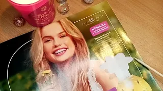 АСМР Весна🌷 с каталогом AVON🕊️шёпот🌌перелистывание страниц🌙ASMR AVON catalog✨whisper 💜 turning