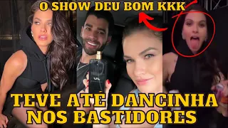 Andressa Suita faz DANCINHA no SHOW do Gusttavo Lima e diz qual sua PREFERIDA do marido