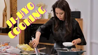 CUTE JI HYO COOKING - OUTRUN BY RUNNING MAN -