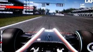 F1 2010 Gameplay - Senna at Monza