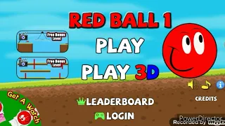 Red Ball 1 | jogabilidade nível 1-8 (sem morrer)