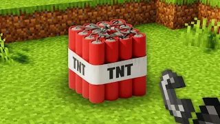 Dodałem 100 ZAKAZANYCH TNT do MINECRAFT! *żałowałem XD*