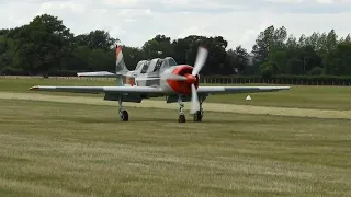 YAKOVLEV YAK-52 G-YOTS Yakovlev Yak-52 Soviet primary trainer aircraft which first flew in 1976.