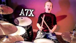 Avenged Sevenfold - Bat Country (8 year old Drummer)