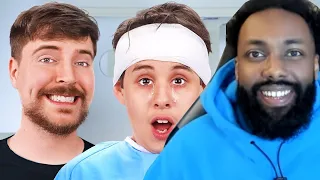 MR BEAST HELPED 1,000 BLIND PEOPLE SEE FOR THE FIRST TIME REACTION