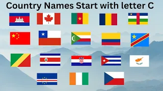 C Letter Country Names | Country names that start with the letter C