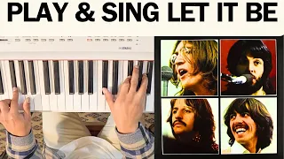 PIANO TUTORIAL - THE BEATLES - LET IT BE