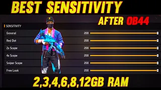 New Sensitivity Setting in Free Fire | 200 Sensitivity For 2GB 3GB 4GB 6GB 12GB RAM | After Update