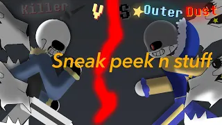 Killer Sans Vs OuterDust Sans Sneak peek