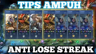 TIPS DAN CARA MENGHINDARI LOSE STREAK AMPUH DI MOBILE LEGENDS