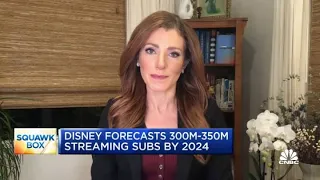 Disney forecasts 300-350 million streaming subscribers by 2024