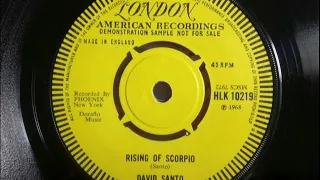 Psych - DAVID SANTO - Rising Of Scorpio - LONDON HLK 10219 UK 1968 Psych Hippie Dancer