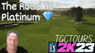 The Road To Platinum | TGC TOURS The Rolling Oaks Open | PGA Tour 2K23 PS5 Gameplay